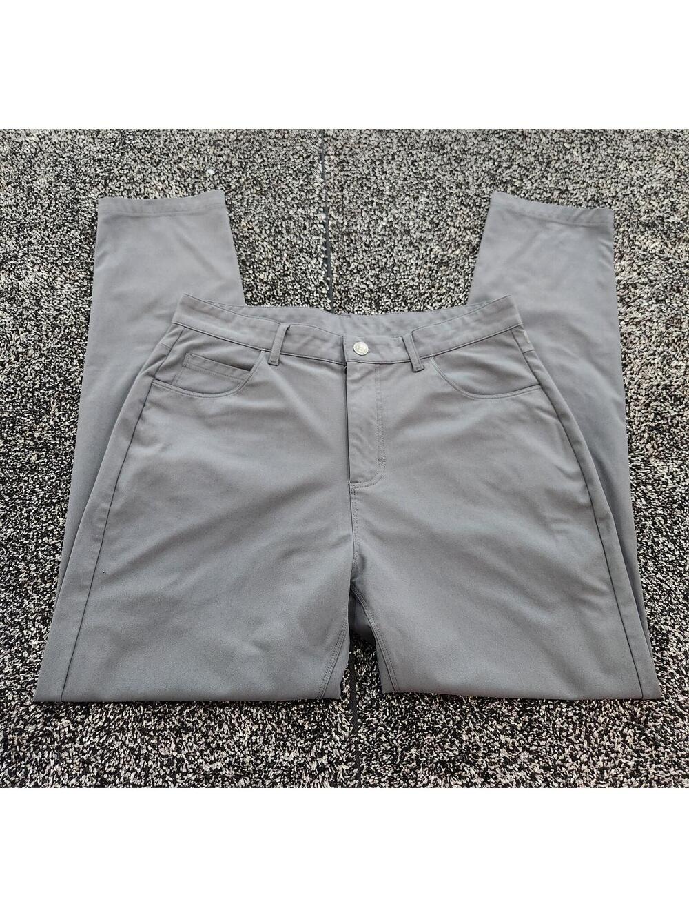 Fabletics The Only Pant Men’s 32x32 Gray Stretch Golf Performance Tech